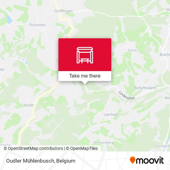 Oudler Mühlenbusch map