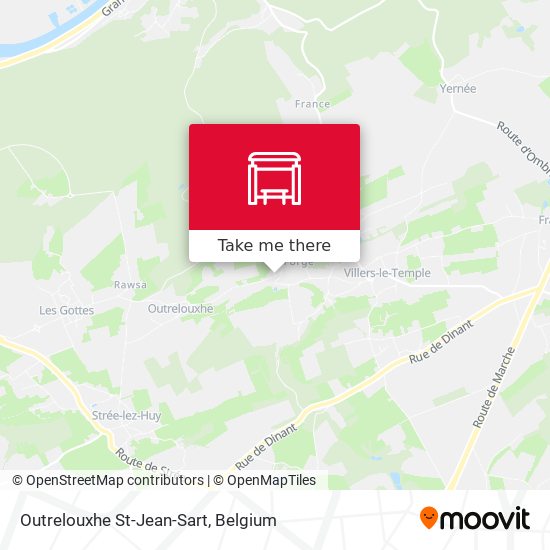 Outrelouxhe St-Jean-Sart plan
