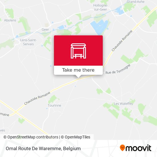 Omal Route De Waremme map