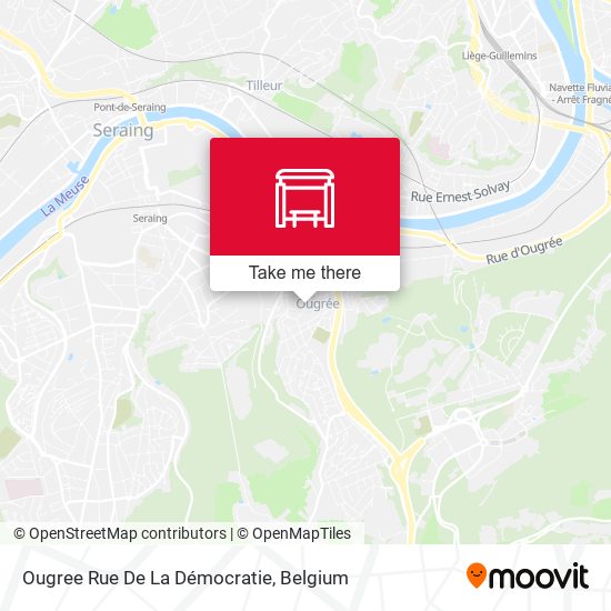 Ougree Rue De La Démocratie map