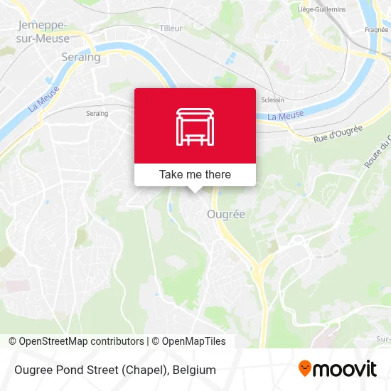 Ougree Pond Street (Chapel) map