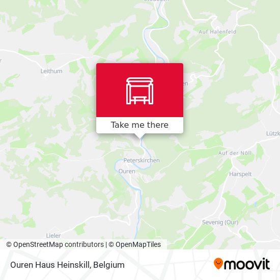 Ouren Haus Heinskill map