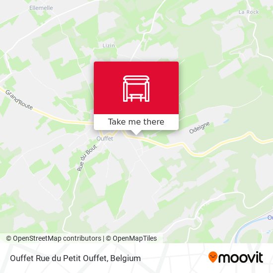 Ouffet Rue du Petit Ouffet map