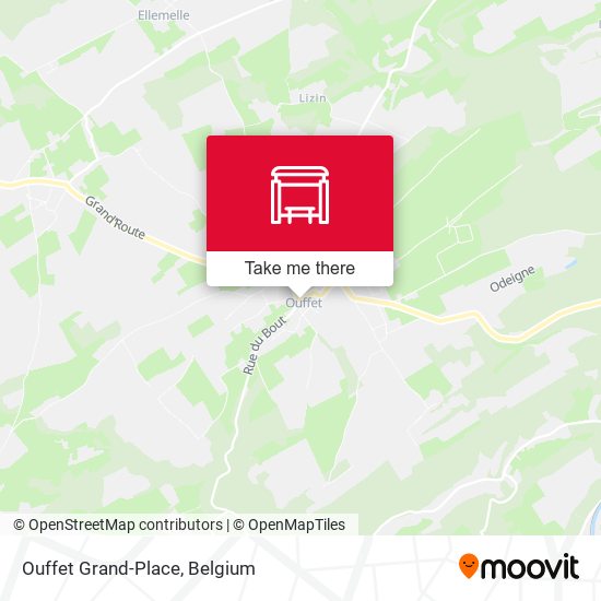 Ouffet Grand-Place map