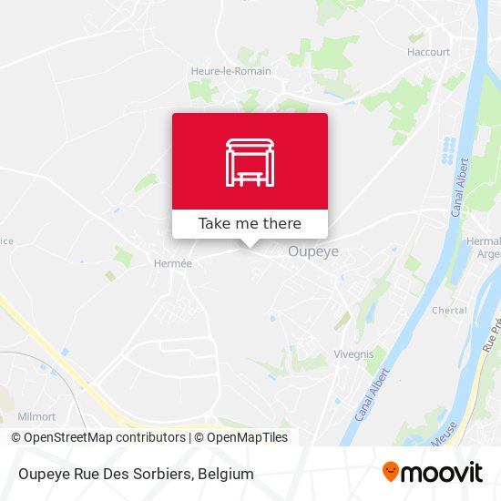 Oupeye Rue Des Sorbiers map