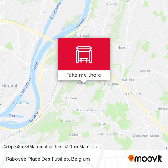 Rabosee Place Des Fusillés map