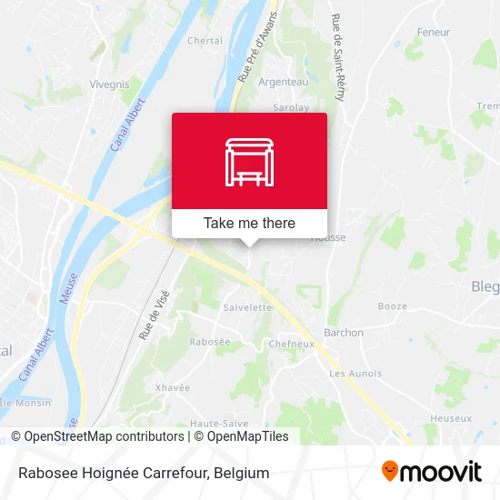 Rabosee Hoignée Intersection map