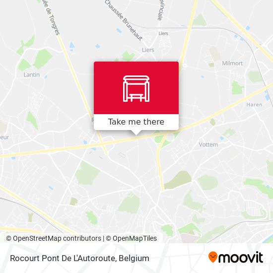 Rocourt Pont De L'Autoroute plan