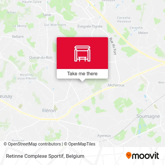 Retinne Sports Complex map