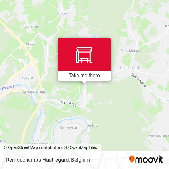 Remouchamps Hautregard plan