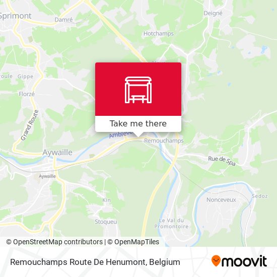 Remouchamps Route De Henumont map