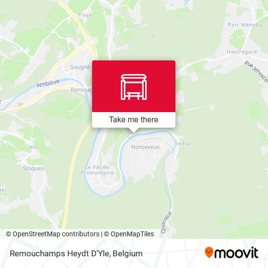 Remouchamps Heydt D'Yle map
