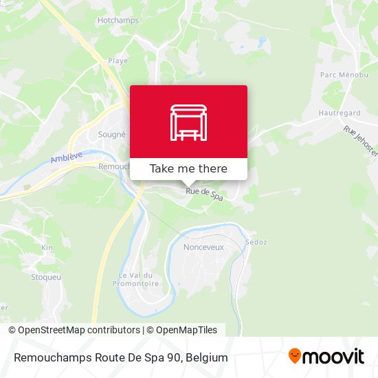 Remouchamps Route De Spa 90 plan