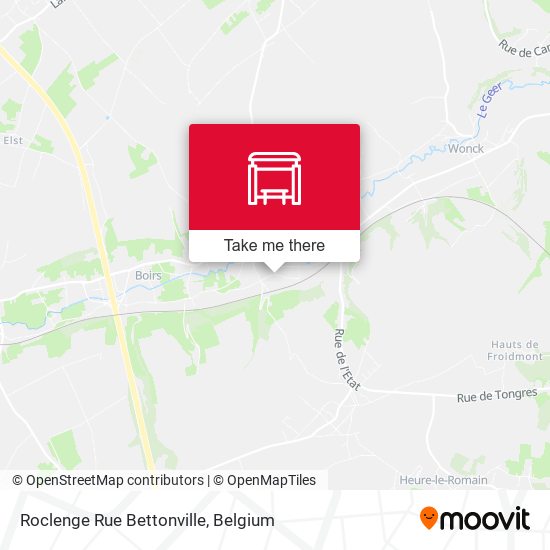 Roclenge Rue Bettonville plan