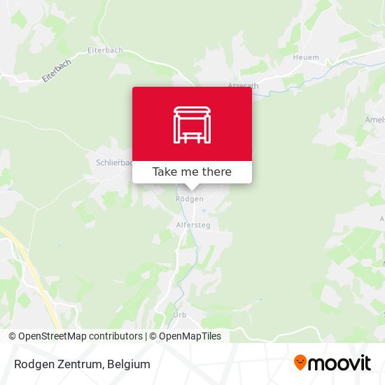 Rodgen Zentrum map