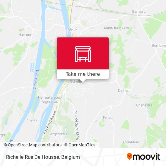 Richelle Rue De Housse map