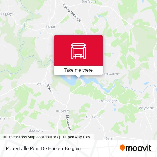 Robertville Pont De Haelen map