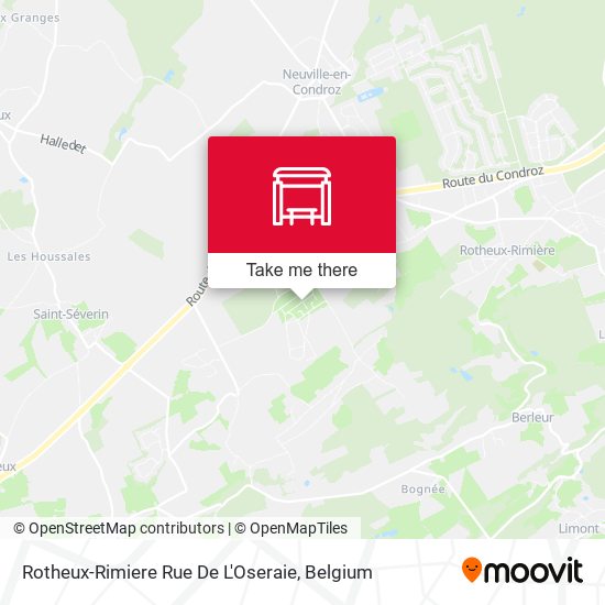 Rotheux-Rimiere Rue De L'Oseraie map