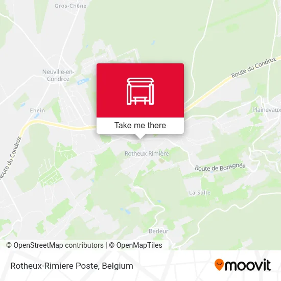 Rotheux-Rimiere Post Office map