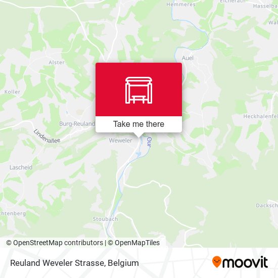 Reuland Weveler Strasse map