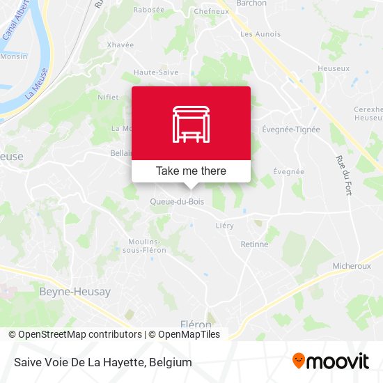 Saive Voie De La Hayette map