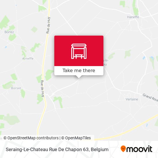 Seraing-Le-Chateau Rue De Chapon 63 map