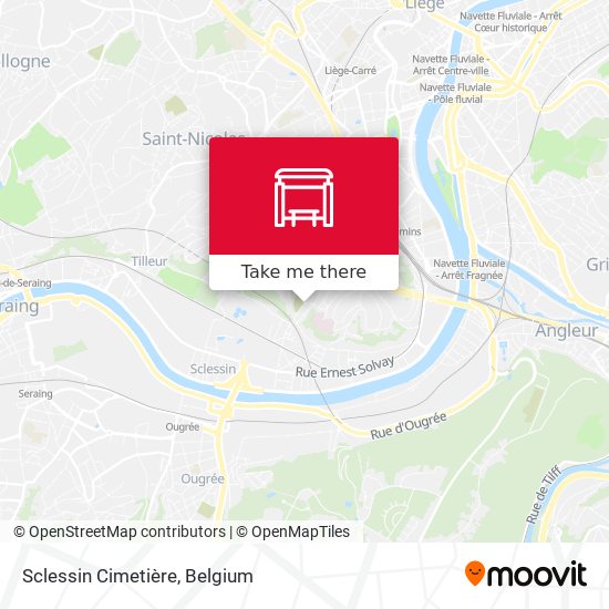 Sclessin Cimetière map