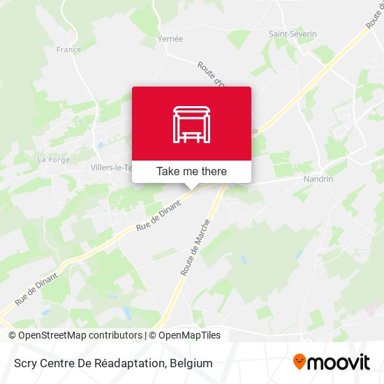 Scry Centre De Réadaptation plan