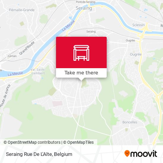 Seraing Rue De L'Aîte plan