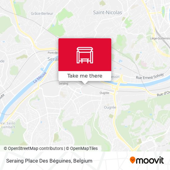 Seraing Place Des Béguines map