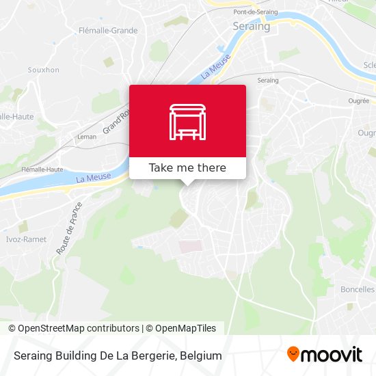 Seraing Building De La Bergerie map