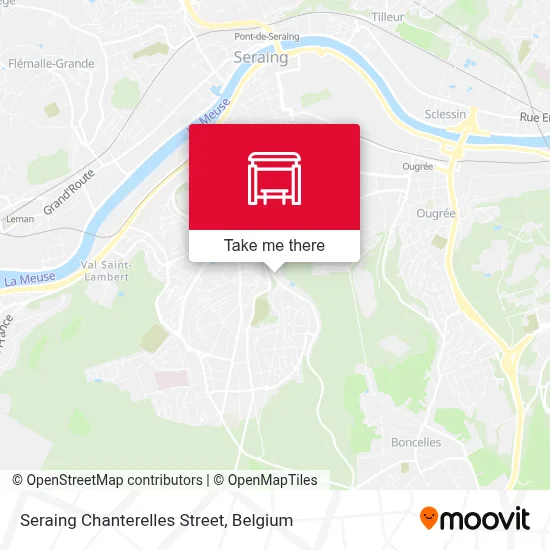 Seraing Chanterelles Street map