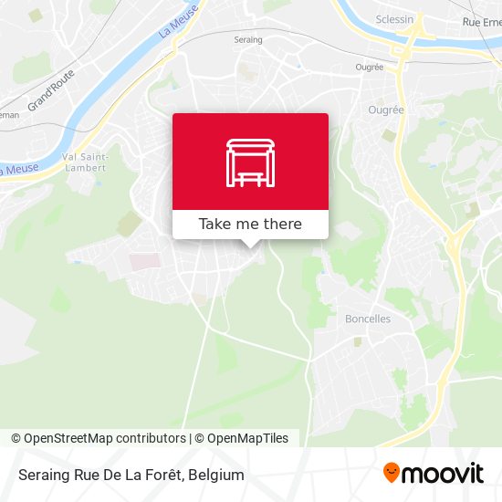 Seraing Rue De La Forêt plan