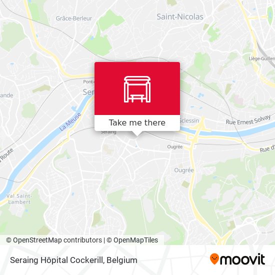 Seraing Hôpital Cockerill plan
