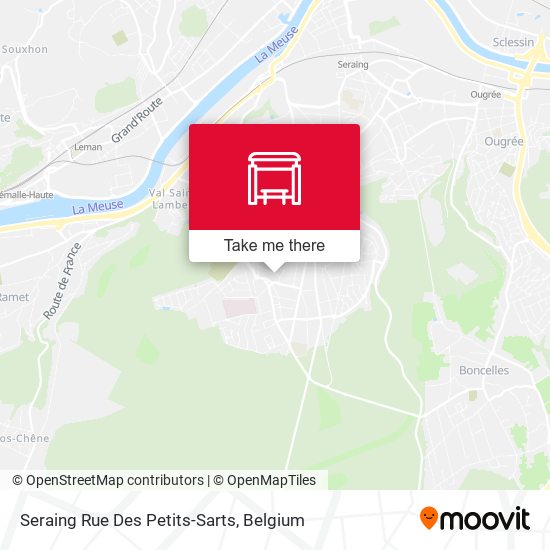 Seraing Rue Des Petits-Sarts map