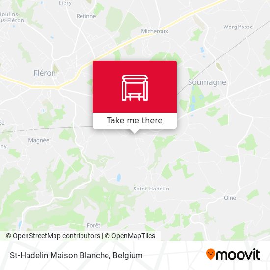 St-Hadelin Maison Blanche plan