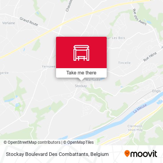 Stockay Boulevard Des Combattants plan