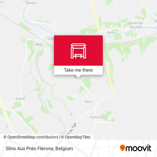 Slins Aux Prés Flérons plan