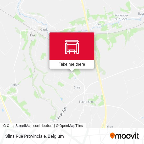 Slins Rue Provinciale plan