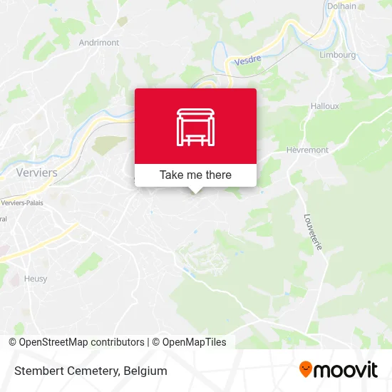 Stembert Cemetery map
