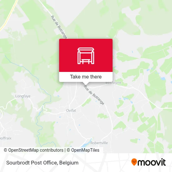 Sourbrodt Post Office map