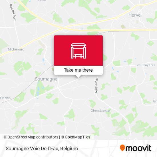 Soumagne Voie De L'Eau plan