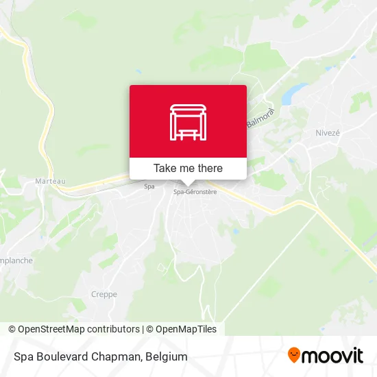 Spa Boulevard Chapman map