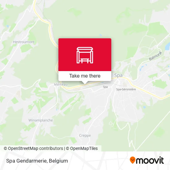 Spa Gendarmerie map