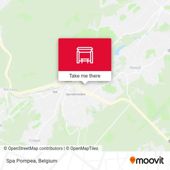 Spa Pompea map