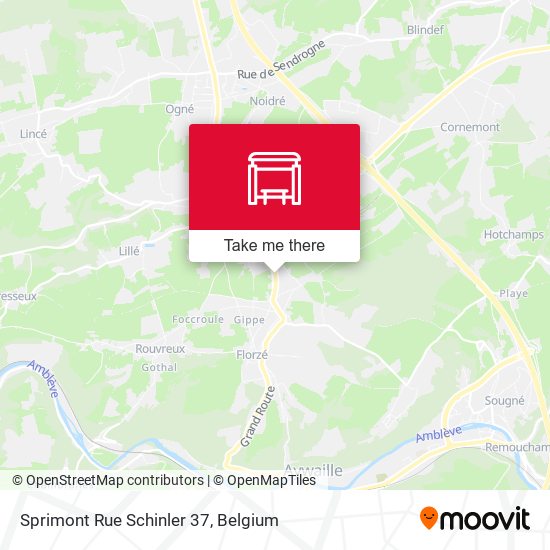 Sprimont Rue Schinler 37 map