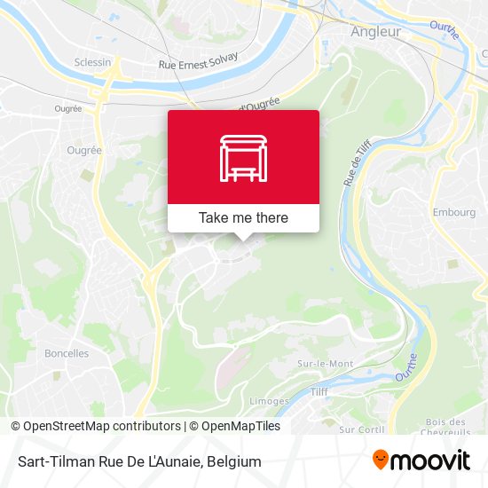 Sart-Tilman Rue De L'Aunaie map