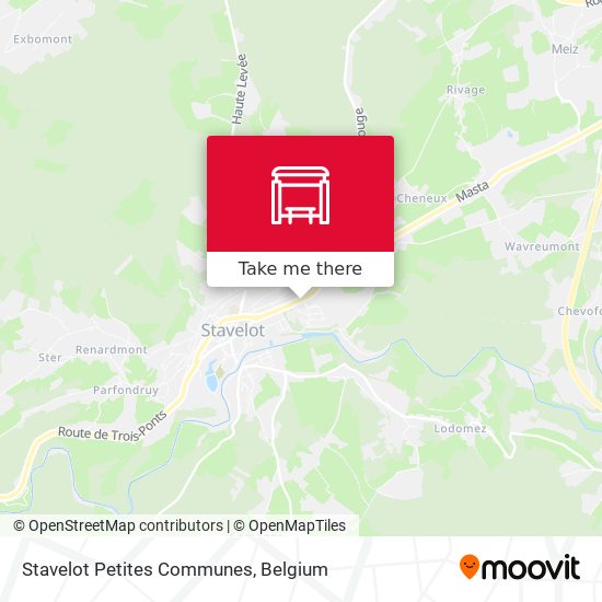 Stavelot Petites Communes plan