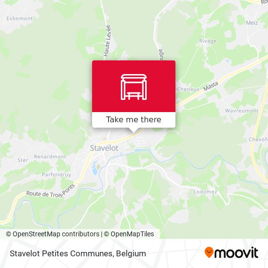 Stavelot Petites Communes plan