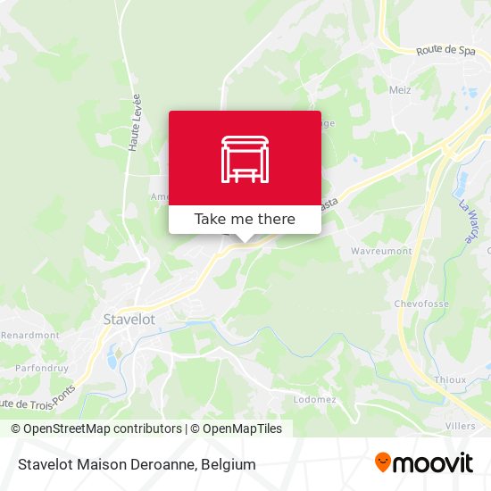 Stavelot Maison Deroanne plan